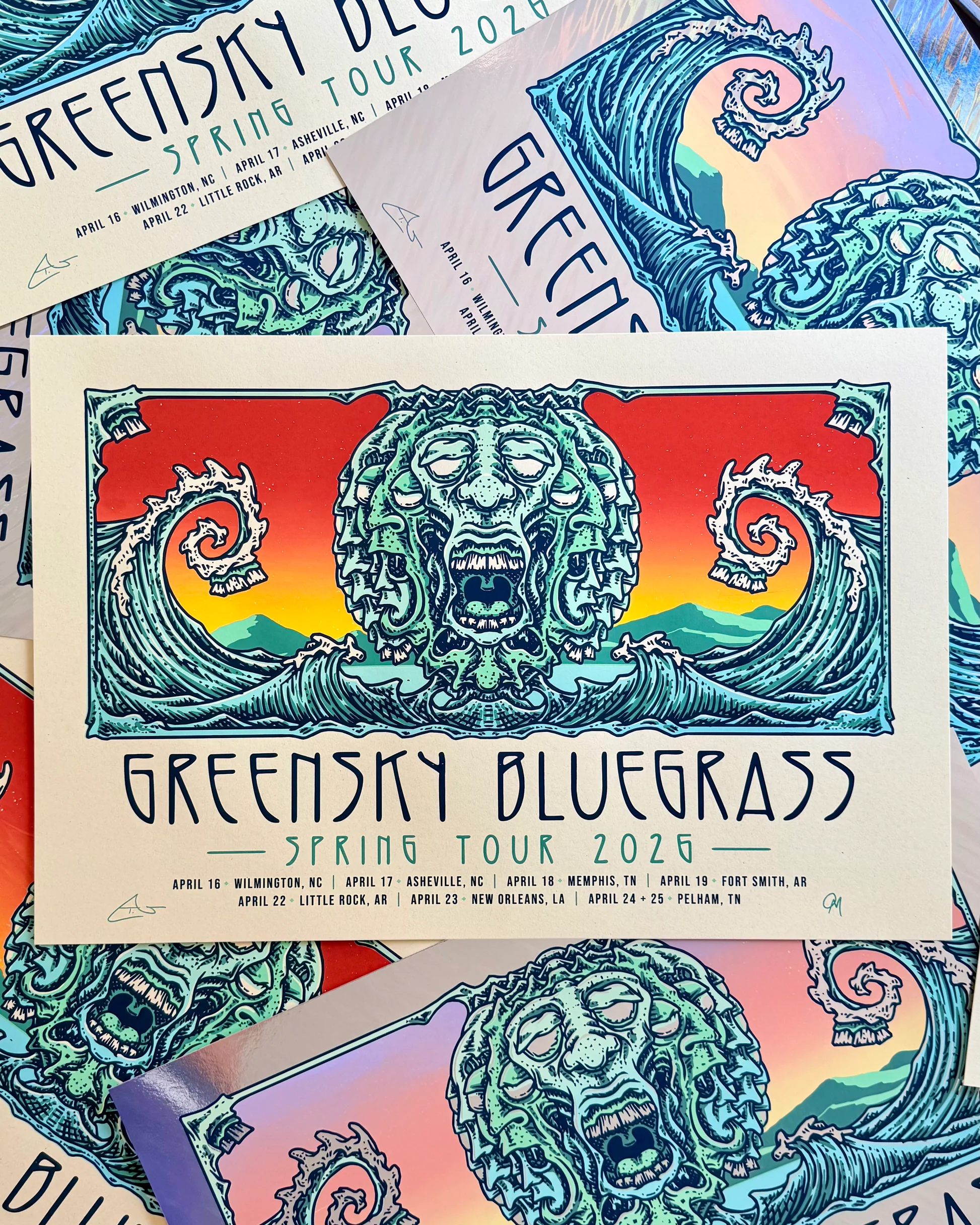 Greensky Bluegrass concert tour poster 2026 & 2027